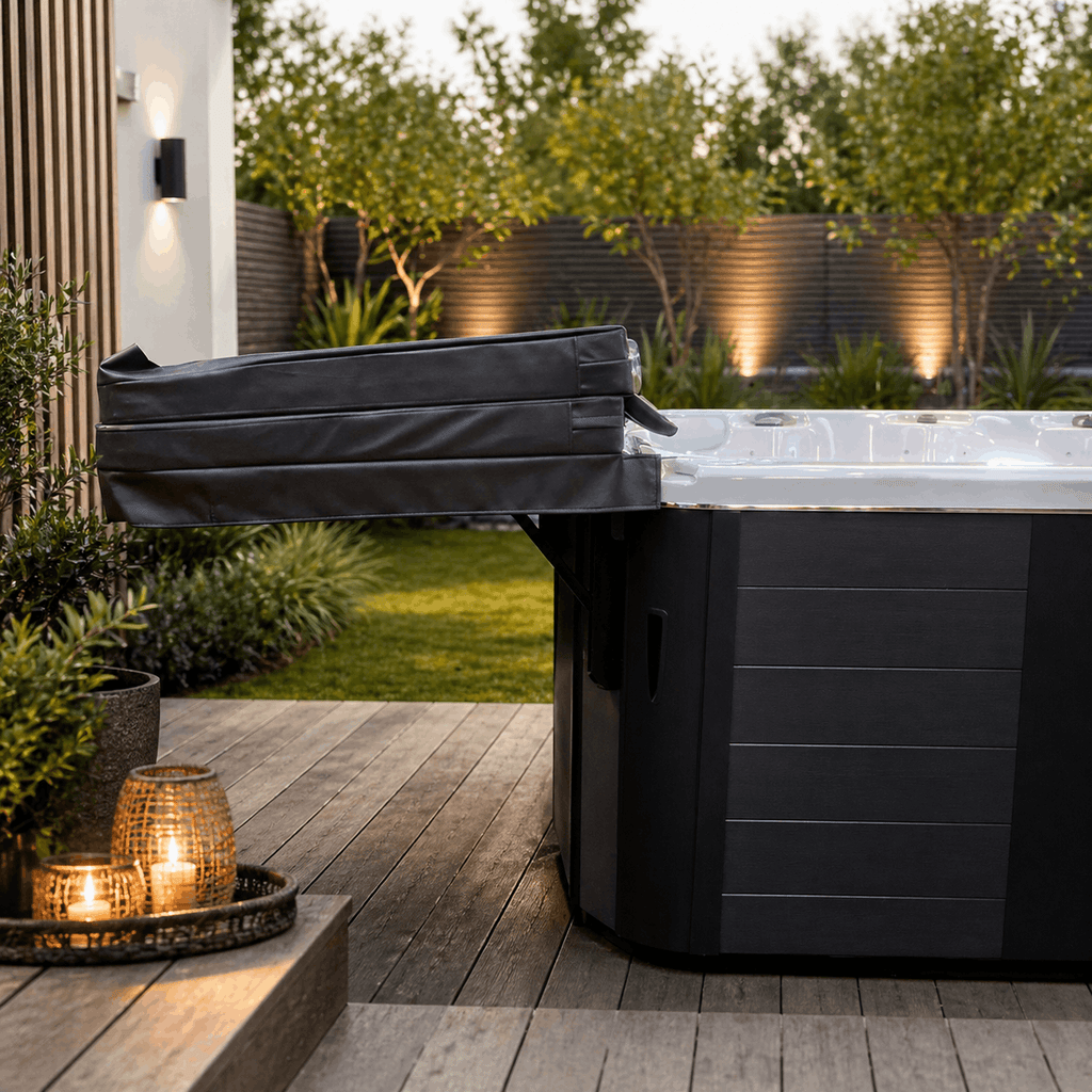 Foldbar coverlift til udespa