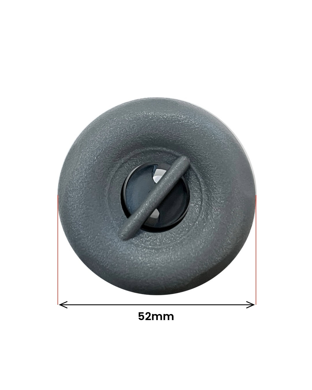 Rotierende Düse 52 mm grau