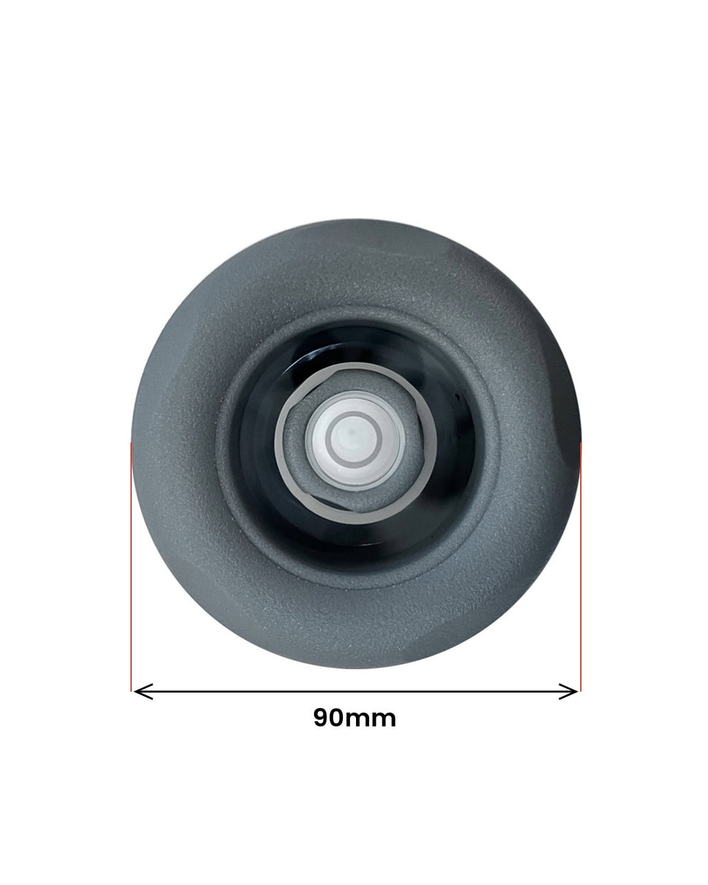 Direktdüse 90 mm grau