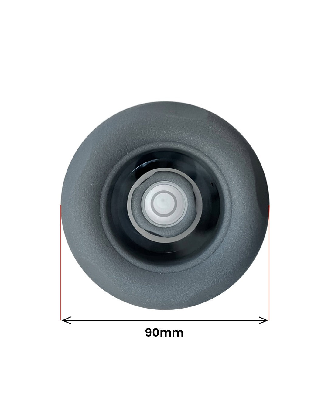 Direktdüse 90 mm grau