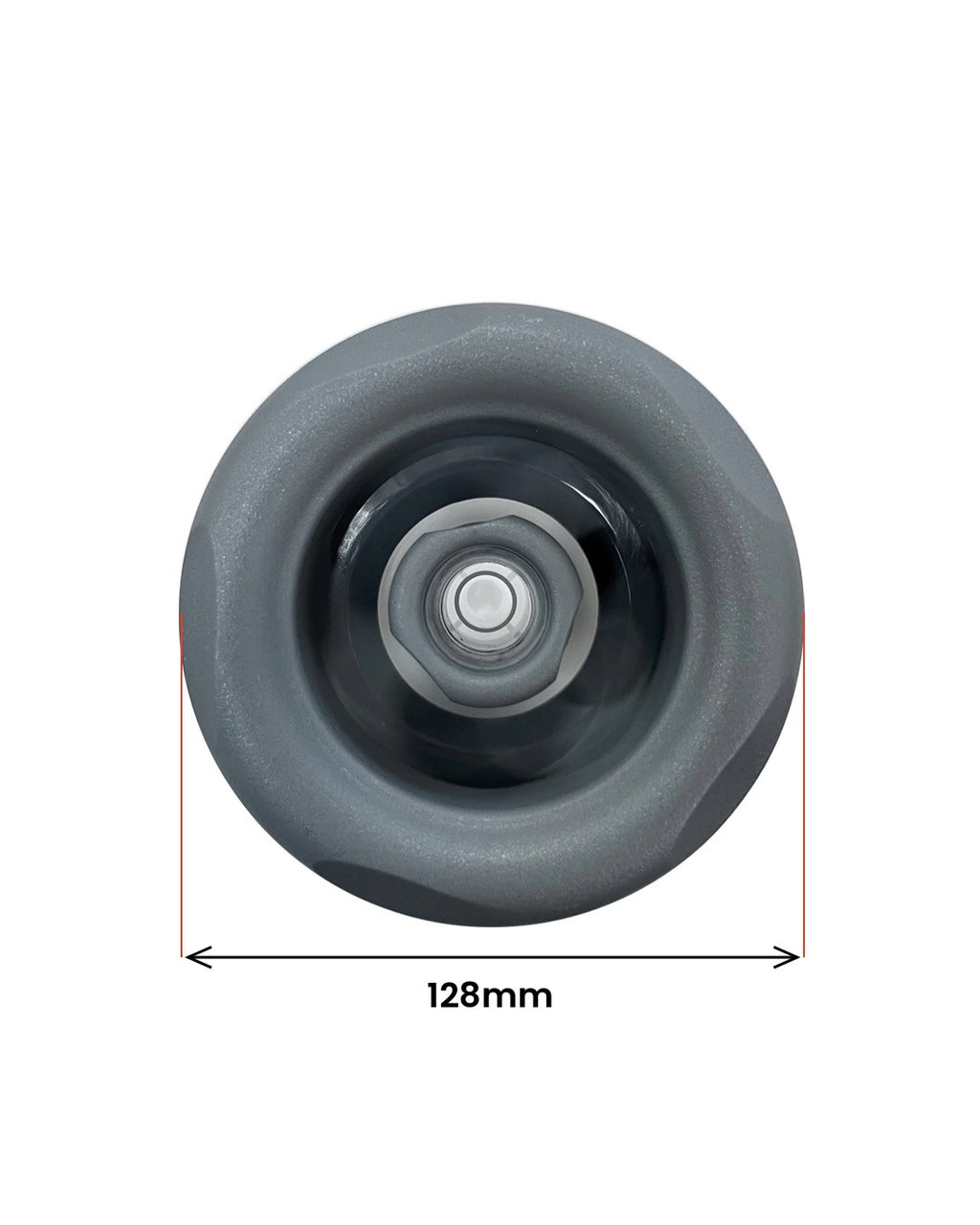 Direktdüse 128 mm grau