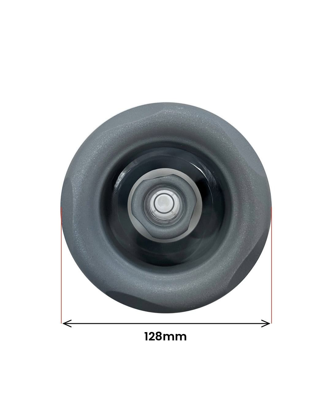 Direktdüse 128 mm grau