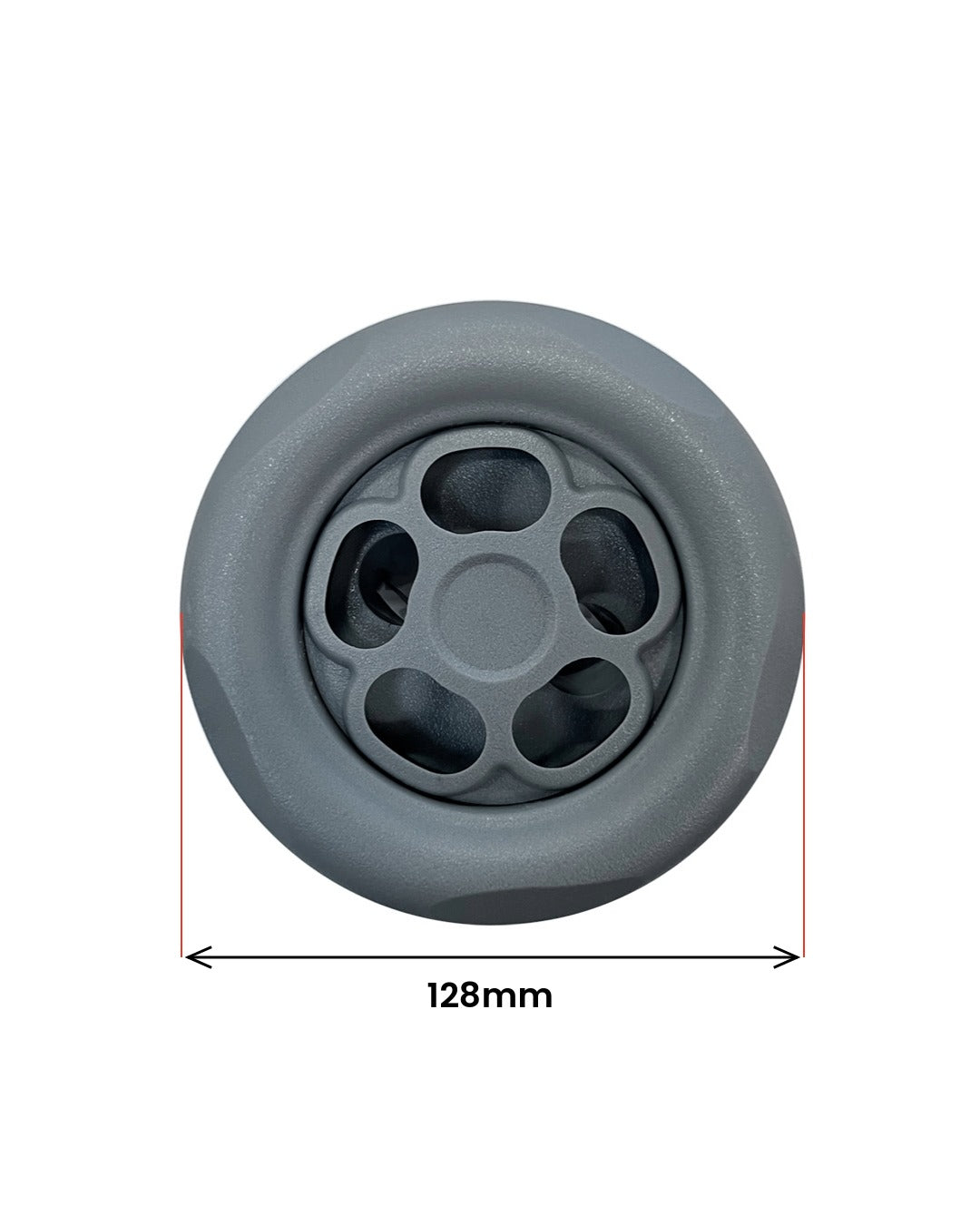 Drehdüse 128 mm grau