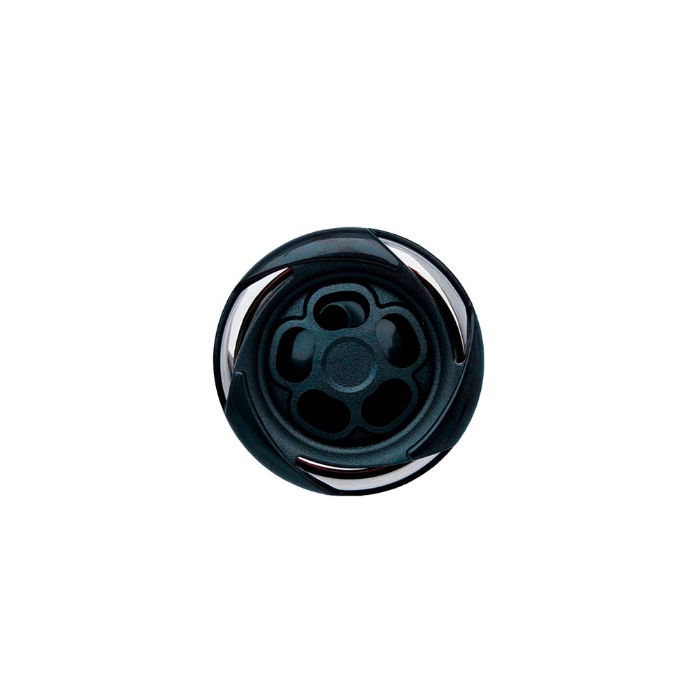 Drehdüse 90 mm Stahl-Schwarz