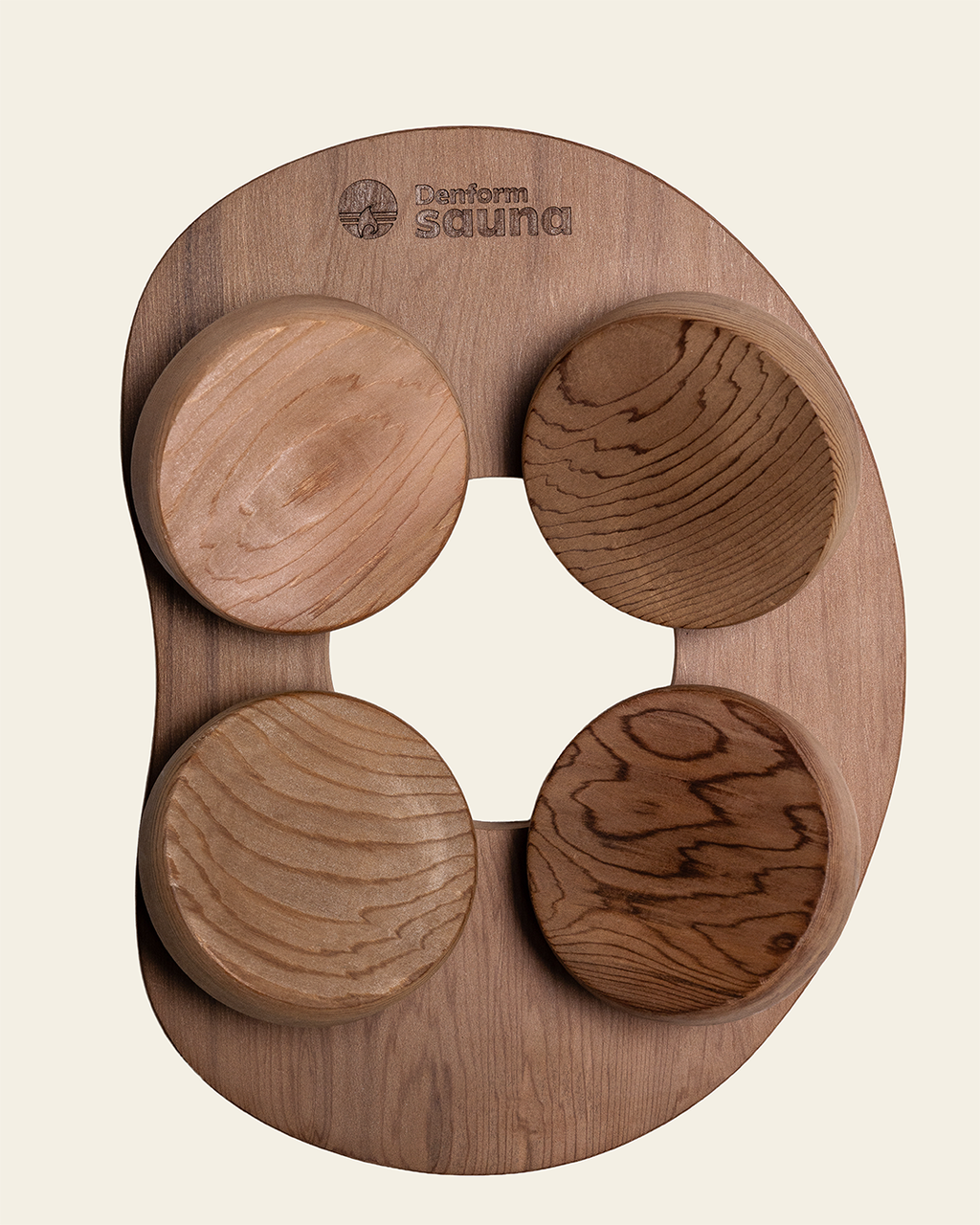 Holz-Kopfstütze für die Sauna