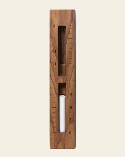 Sauna-Sanduhr aus Thermoholz