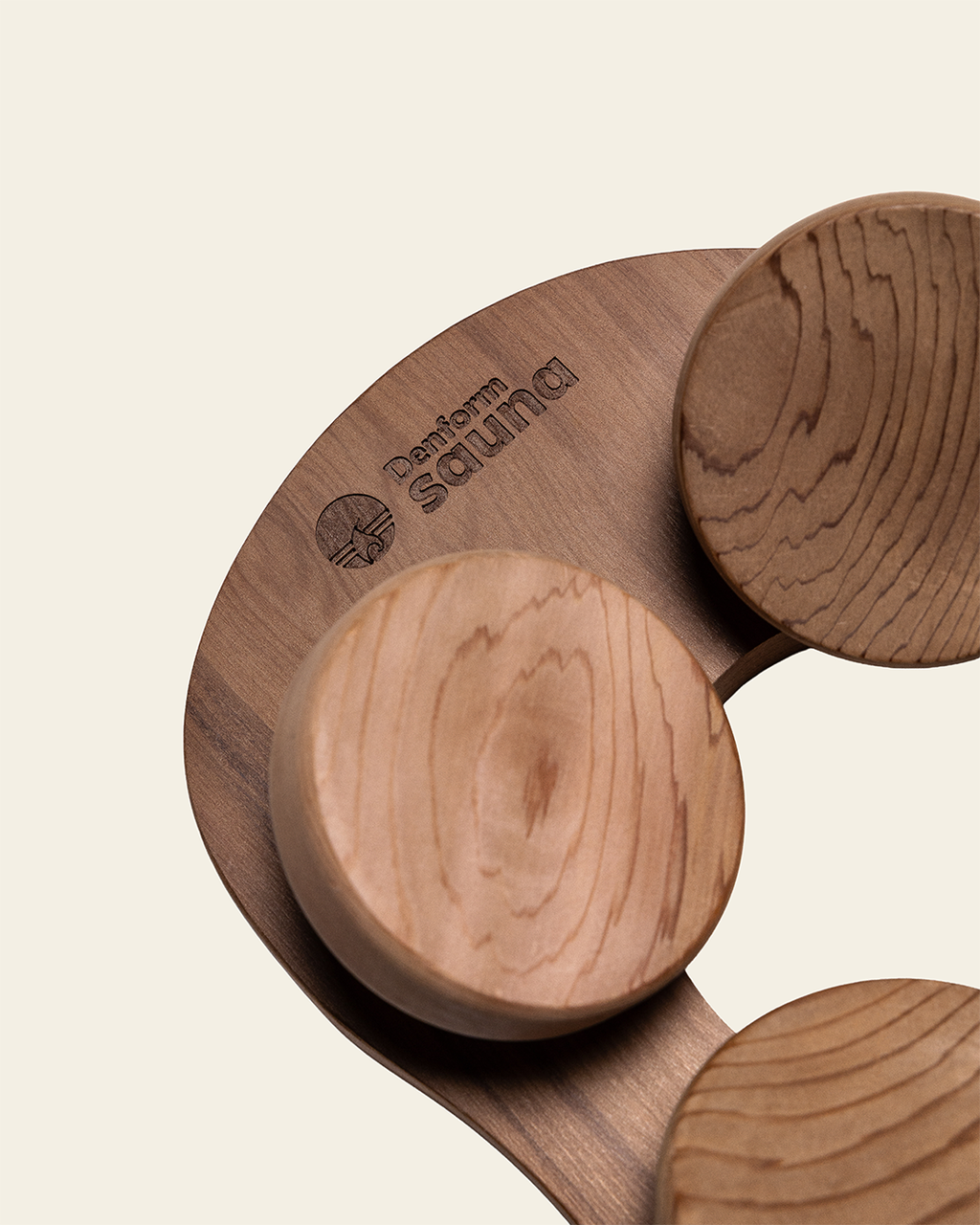 Holz-Kopfstütze für die Sauna