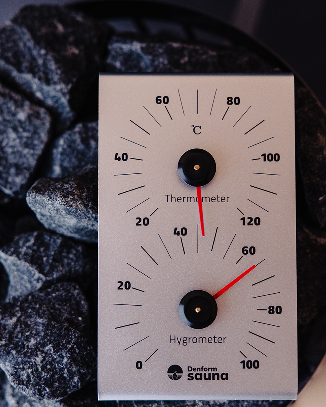 Hygrometer & Thermometer Aluminium