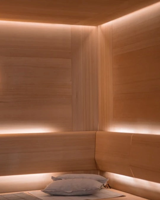 LED-Beleuchtung für die Sauna
